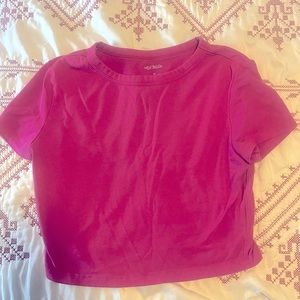 wild fable pink crop top size M
